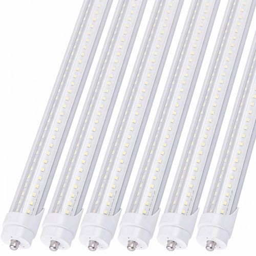 4FT 24W Fa8 Single-Pin LED Tube, 6-Pack