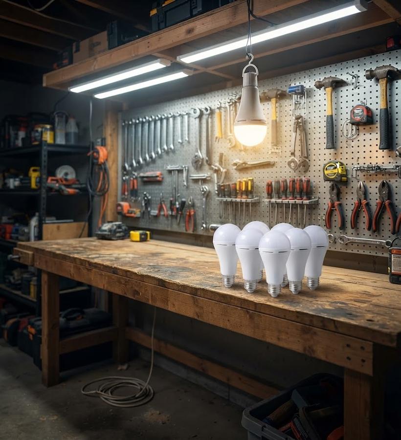 A21 Rechargeable Emergency LED Bulb 9W
